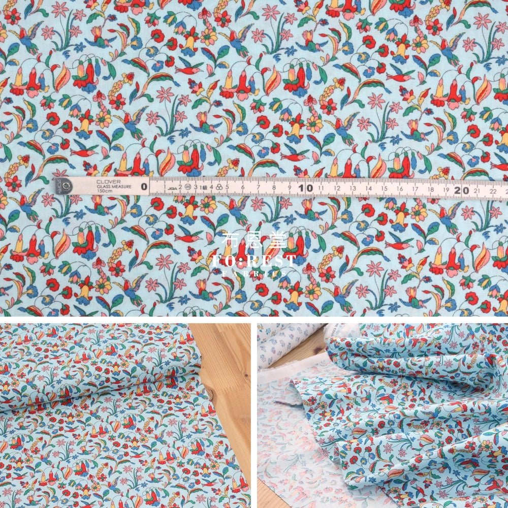 Quilting Liberty - Flora and fauna A - FO:REST Fabric 布恩堂Liberty fabrictana lawnjapanese fabricykk zipper