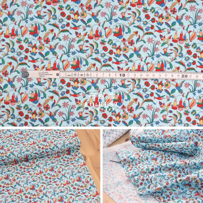 Quilting Liberty - Flora and fauna A - FO:REST Fabric 布恩堂Liberty fabrictana lawnjapanese fabricykk zipper