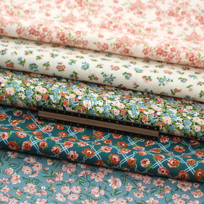 Quilting Liberty - Floral Nostalgia 1 fabric - FO:REST Fabric 布恩堂Liberty fabrictana lawnjapanese fabricykk zipper