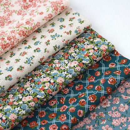 Quilting Liberty - Floral Nostalgia 1 fabric - FO:REST Fabric 布恩堂Liberty fabrictana lawnjapanese fabricykk zipper