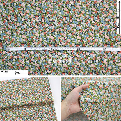 Quilting Liberty - Floral Nostalgia 1 fabric - FO:REST Fabric 布恩堂Liberty fabrictana lawnjapanese fabricykk zipper