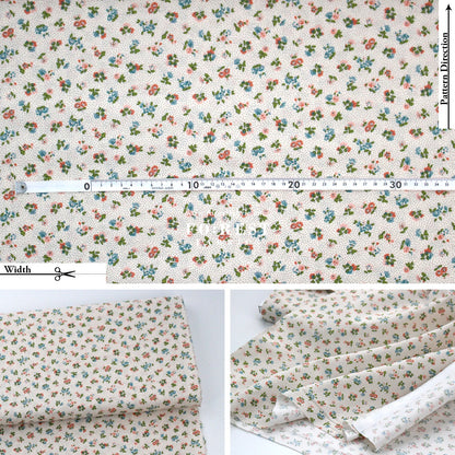 Quilting Liberty - Floral Nostalgia 1 fabric - FO:REST Fabric 布恩堂Liberty fabrictana lawnjapanese fabricykk zipper