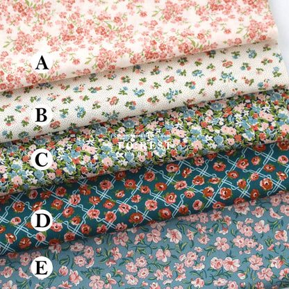 Quilting Liberty - Floral Nostalgia 1 fabric - FO:REST Fabric 布恩堂Liberty fabrictana lawnjapanese fabricykk zipper