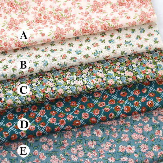 Quilting Liberty - Floral Nostalgia 1 fabric - FO:REST Fabric 布恩堂Liberty fabrictana lawnjapanese fabricykk zipper