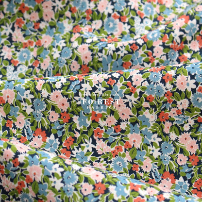 Quilting Liberty - Floral Nostalgia 1 fabric - FO:REST Fabric 布恩堂Liberty fabrictana lawnjapanese fabricykk zipper