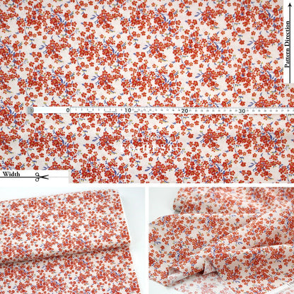 Quilting Liberty - Floral Nostalgia 2 fabric - FO:REST Fabric 布恩堂Liberty fabrictana lawnjapanese fabricykk zipper