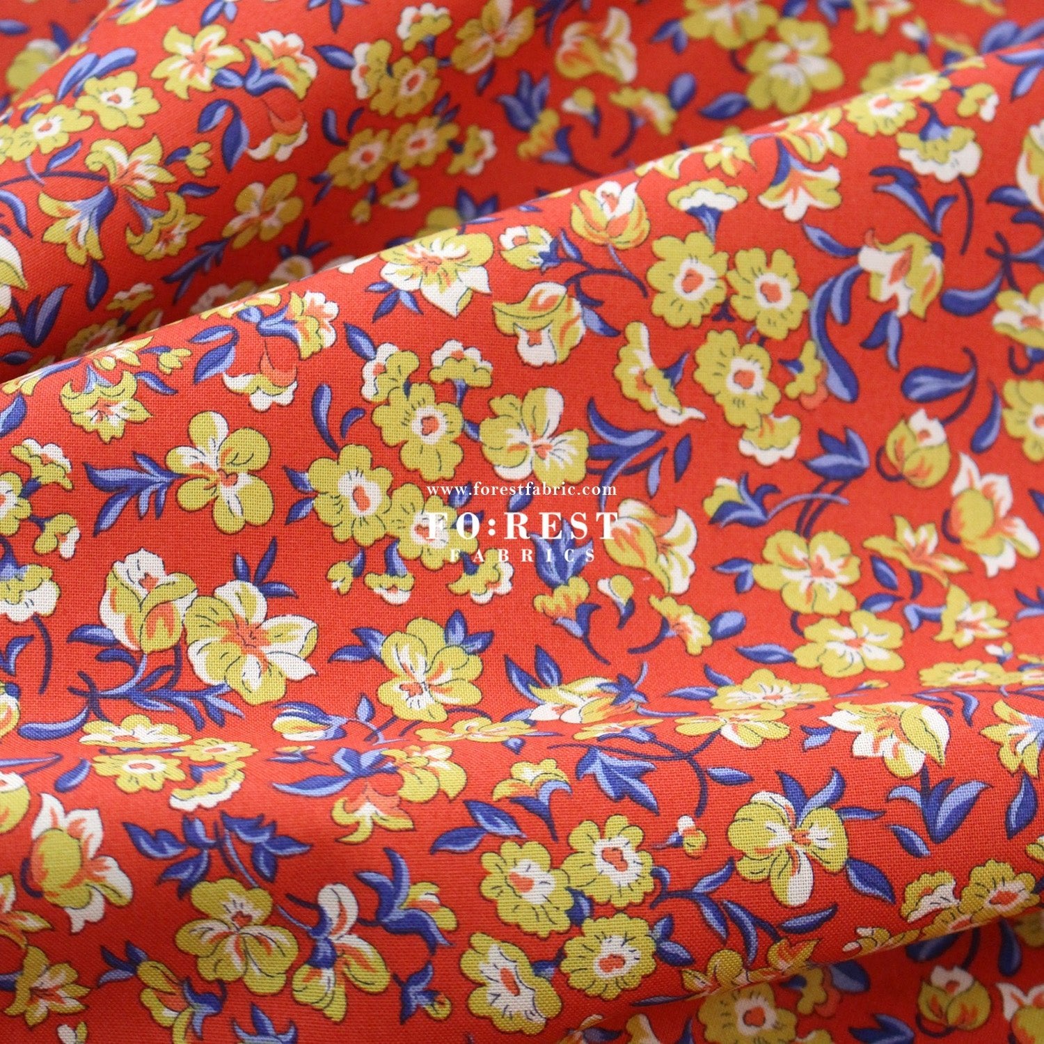 Quilting Liberty - Floral Nostalgia 2 fabric - FO:REST Fabric 布恩堂Liberty fabrictana lawnjapanese fabricykk zipper