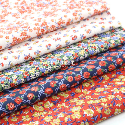 Quilting Liberty - Floral Nostalgia 2 fabric - FO:REST Fabric 布恩堂Liberty fabrictana lawnjapanese fabricykk zipper