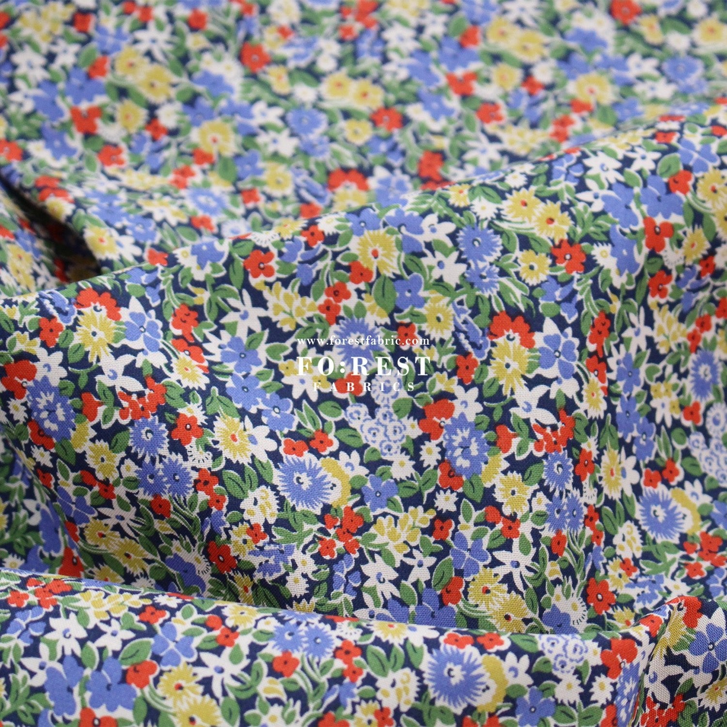 Quilting Liberty - Floral Nostalgia 2 fabric - FO:REST Fabric 布恩堂Liberty fabrictana lawnjapanese fabricykk zipper