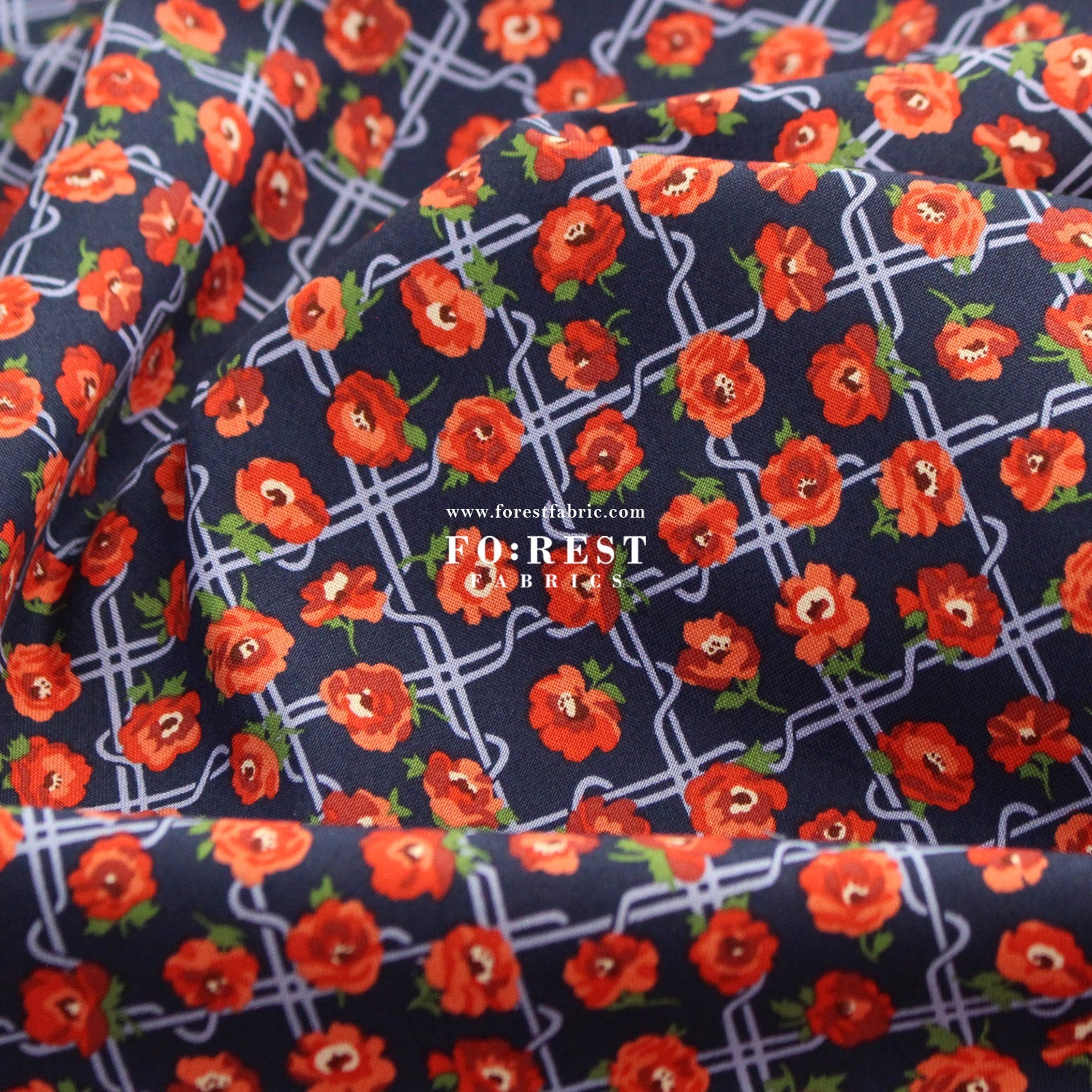 Quilting Liberty - Floral Nostalgia 2 fabric - FO:REST Fabric 布恩堂Liberty fabrictana lawnjapanese fabricykk zipper