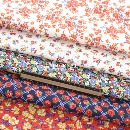 Quilting Liberty - Floral Nostalgia 2 fabric - FO:REST Fabric 布恩堂Liberty fabrictana lawnjapanese fabricykk zipper