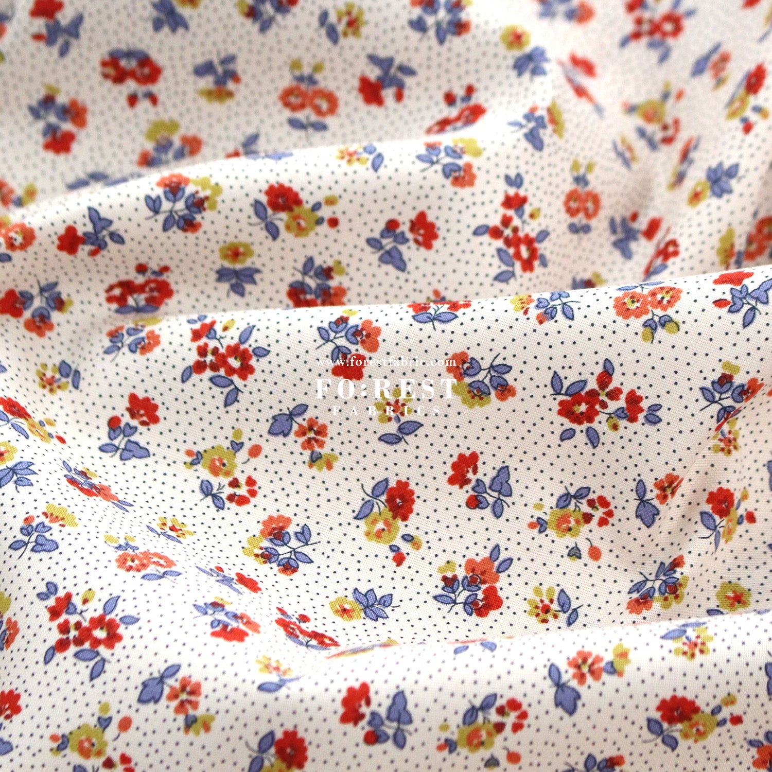 Quilting Liberty - Floral Nostalgia 2 fabric - FO:REST Fabric 布恩堂Liberty fabrictana lawnjapanese fabricykk zipper