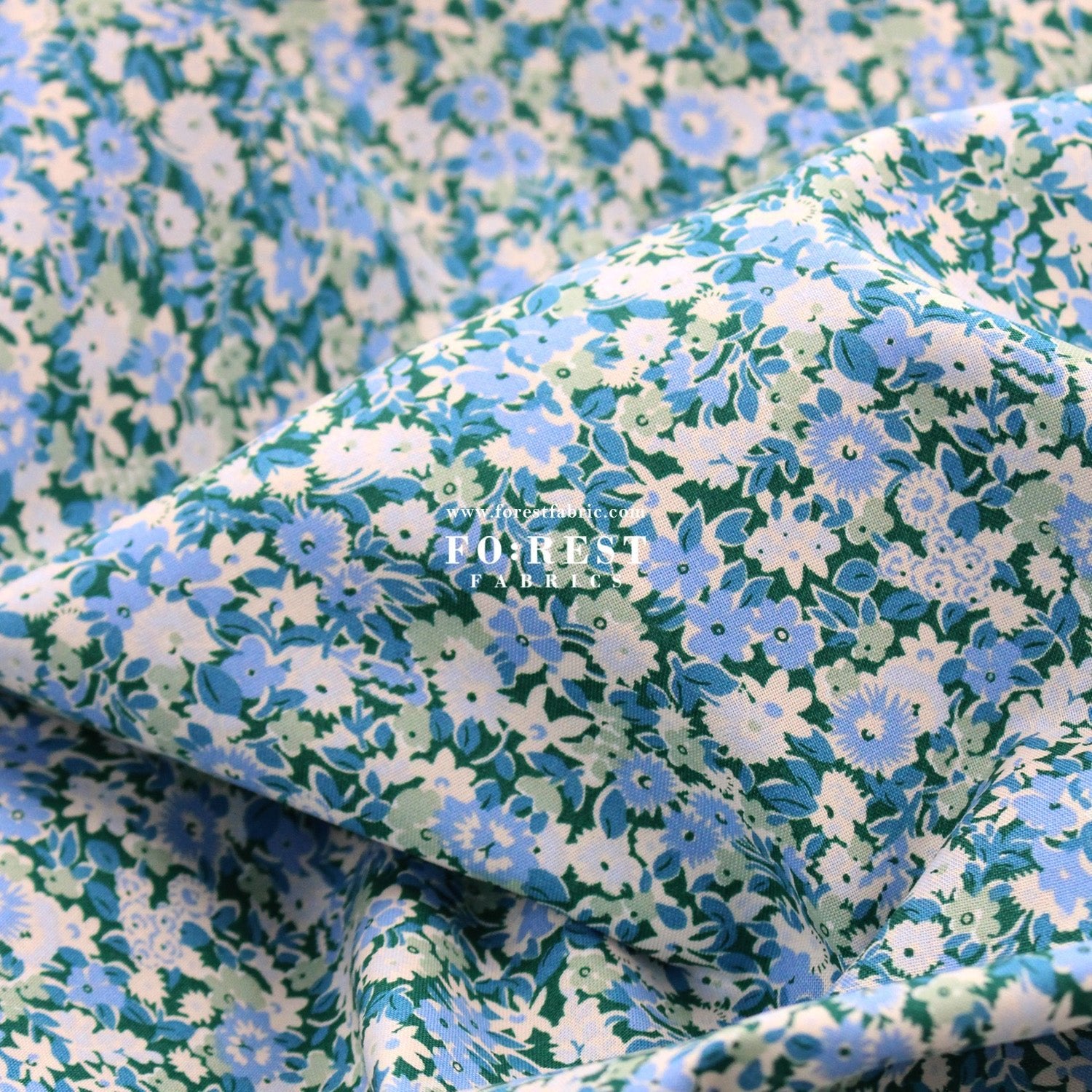 Quilting Liberty - Floral Nostalgia 3 fabric - FO:REST Fabric 布恩堂Liberty fabrictana lawnjapanese fabricykk zipper