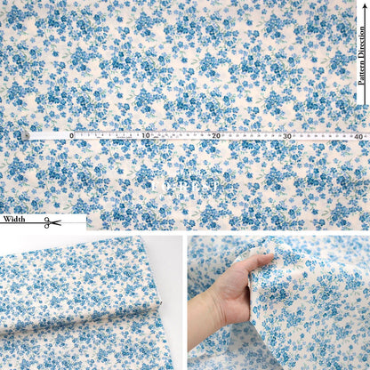 Quilting Liberty - Floral Nostalgia 3 fabric - FO:REST Fabric 布恩堂Liberty fabrictana lawnjapanese fabricykk zipper