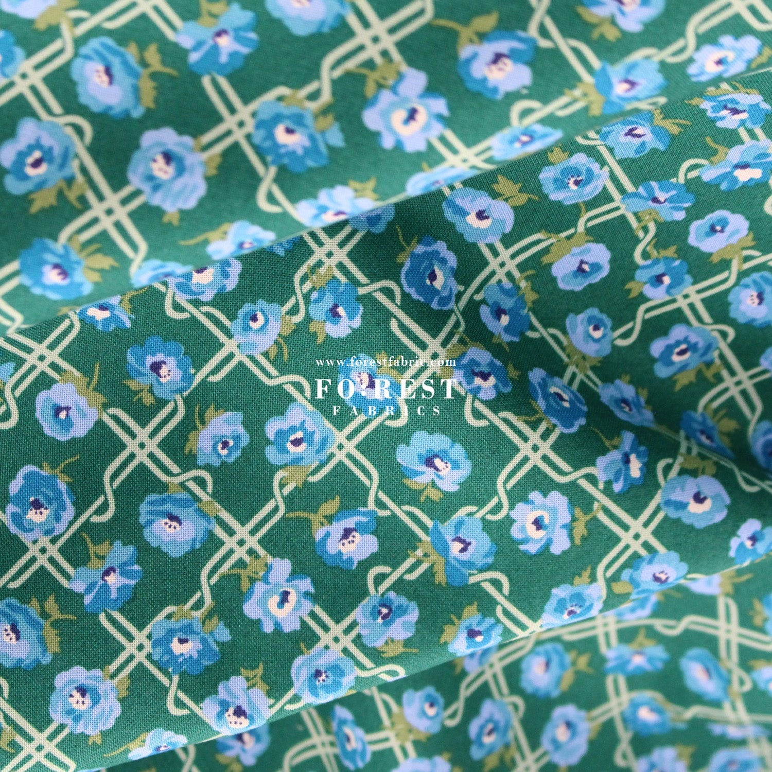 Quilting Liberty - Floral Nostalgia 3 fabric - FO:REST Fabric 布恩堂Liberty fabrictana lawnjapanese fabricykk zipper
