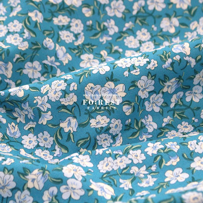Quilting Liberty - Floral Nostalgia 3 fabric - FO:REST Fabric 布恩堂Liberty fabrictana lawnjapanese fabricykk zipper