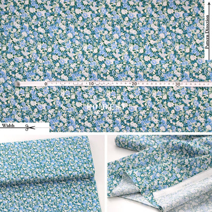 Quilting Liberty - Floral Nostalgia 3 fabric - FO:REST Fabric 布恩堂Liberty fabrictana lawnjapanese fabricykk zipper