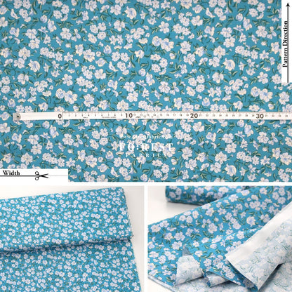 Quilting Liberty - Floral Nostalgia 3 fabric - FO:REST Fabric 布恩堂Liberty fabrictana lawnjapanese fabricykk zipper