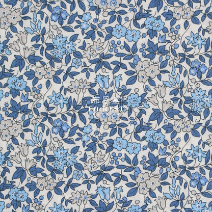 Quilting Liberty - Forget Me Not Blossom A Lasenby Cotton