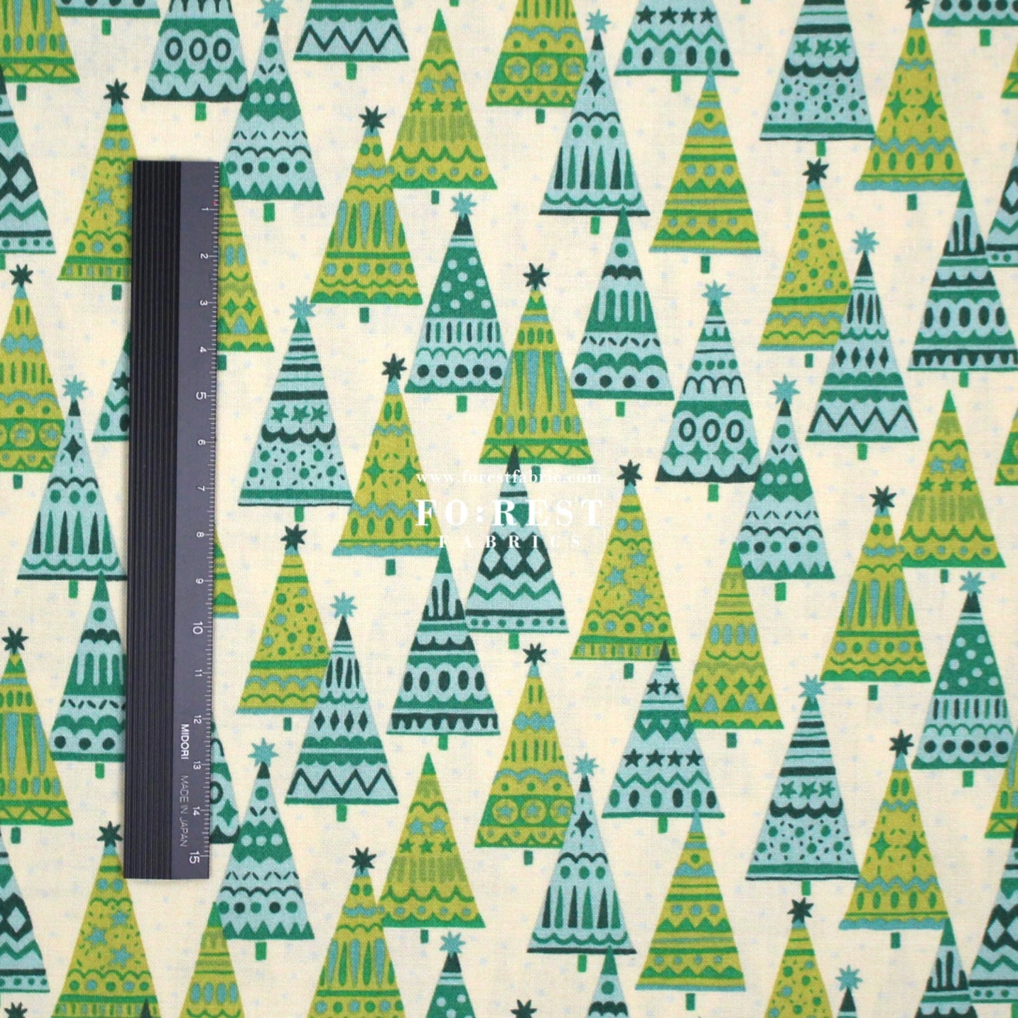 Quilting Liberty - Frosty Forest fabric A - FO:REST Fabric 布恩堂Liberty fabrictana lawnjapanese fabricykk zipper
