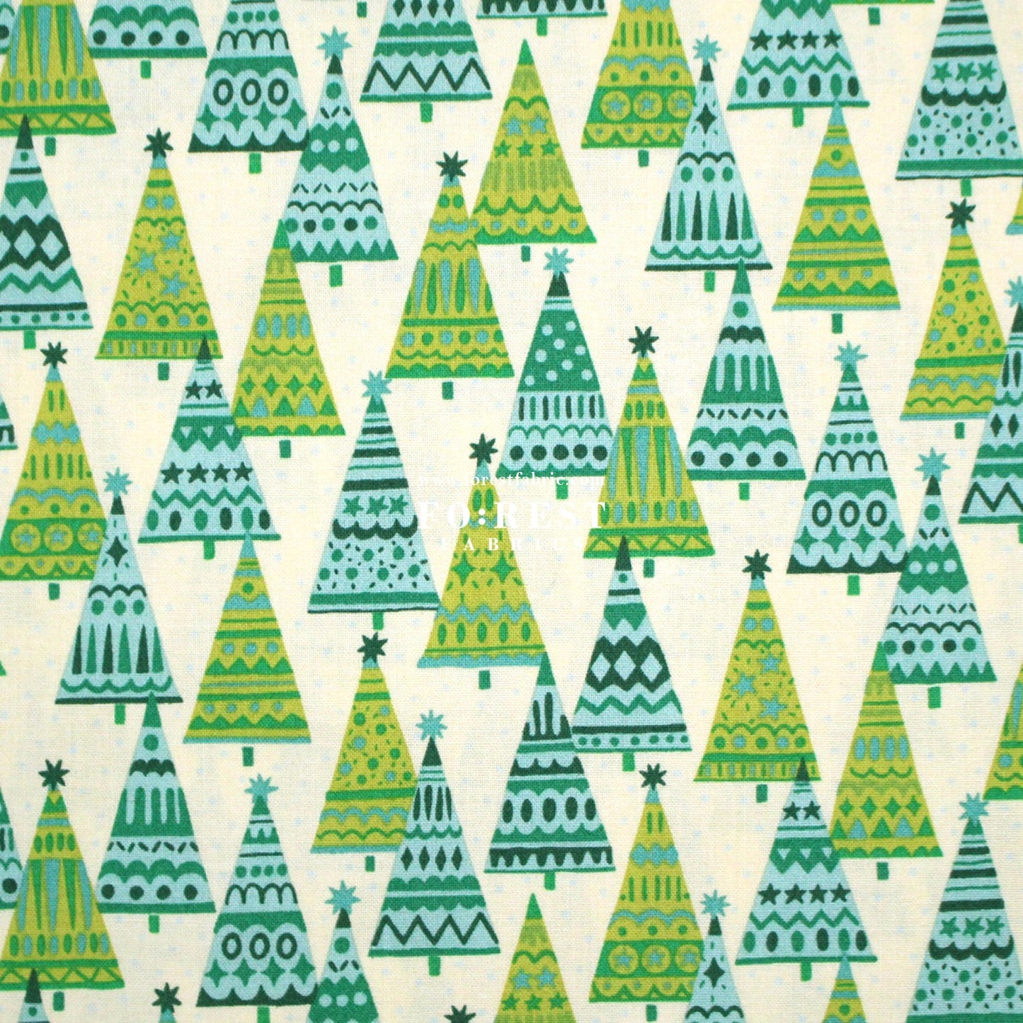 Quilting Liberty - Frosty Forest fabric A - FO:REST Fabric 布恩堂Liberty fabrictana lawnjapanese fabricykk zipper