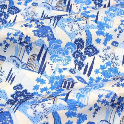 Quilting Liberty - Garden Follies fabric A - FO:REST Fabric 布恩堂Liberty fabrictana lawnjapanese fabricykk zipper