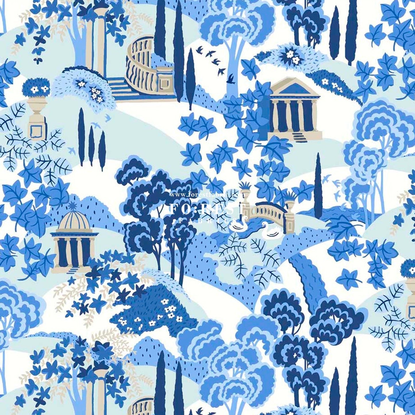 Quilting Liberty - Garden Follies fabric A - FO:REST Fabric 布恩堂Liberty fabrictana lawnjapanese fabricykk zipper
