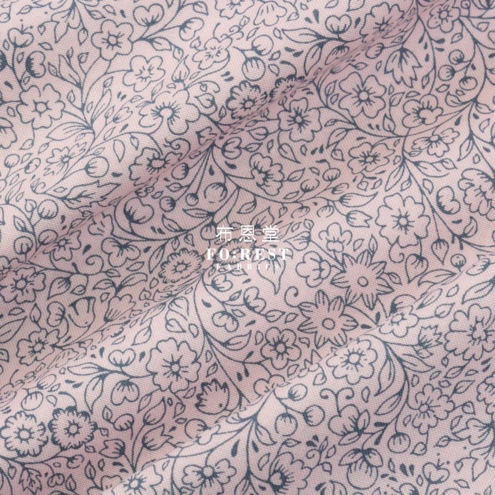 Quilting Liberty - Garden silhouette B - FO:REST Fabric 布恩堂Liberty fabrictana lawnjapanese fabricykk zipper
