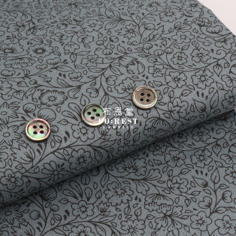 Quilting Liberty - Garden silhouette C - FO:REST Fabric 布恩堂Liberty fabrictana lawnjapanese fabricykk zipper