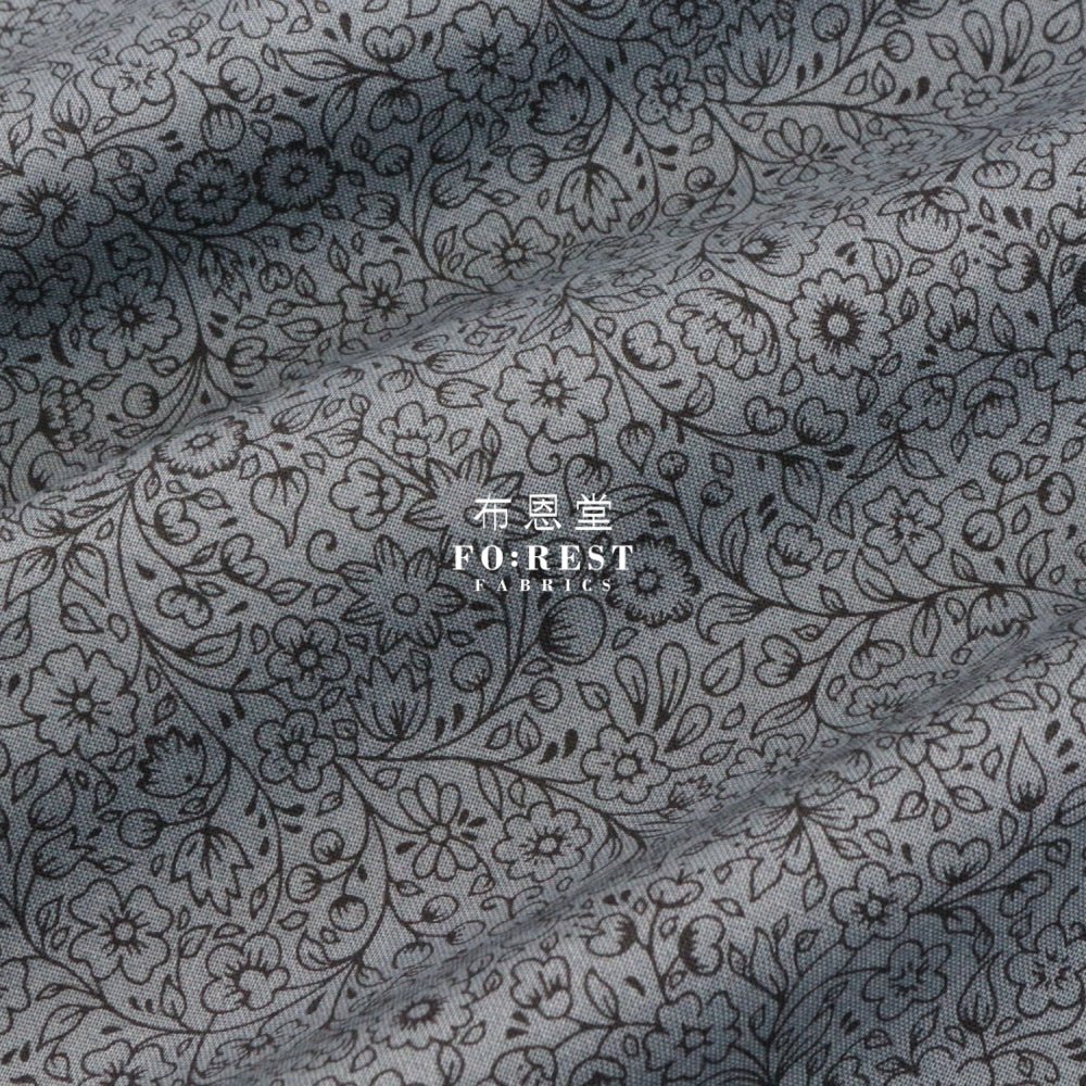 Quilting Liberty - Garden silhouette C - FO:REST Fabric 布恩堂Liberty fabrictana lawnjapanese fabricykk zipper