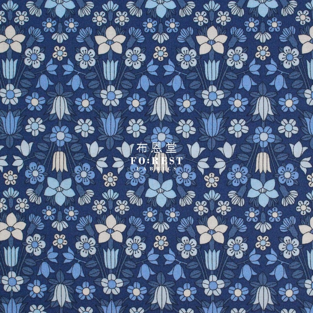 Quilting Liberty - Hampstead Meadow A - FO:REST Fabric 布恩堂Liberty fabrictana lawnjapanese fabricykk zipper