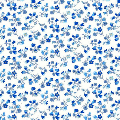 Quilting Liberty - Harebell Charm fabric A - FO:REST Fabric 布恩堂Liberty fabrictana lawnjapanese fabricykk zipper