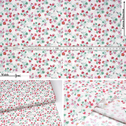 Quilting Liberty - Harebell Charm fabric B - FO:REST Fabric 布恩堂Liberty fabrictana lawnjapanese fabricykk zipper