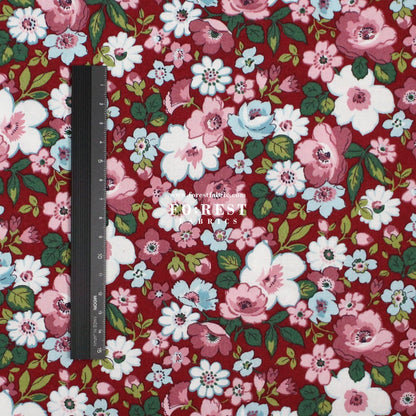 Quilting Liberty - Hedgerow Bloom A - FO:REST Fabric 布恩堂Liberty fabrictana lawnjapanese fabricykk zipper