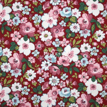 Quilting Liberty - Hedgerow Bloom A - FO:REST Fabric 布恩堂Liberty fabrictana lawnjapanese fabricykk zipper