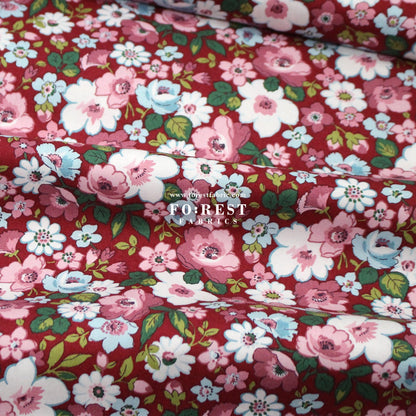 Quilting Liberty - Hedgerow Bloom A - FO:REST Fabric 布恩堂Liberty fabrictana lawnjapanese fabricykk zipper