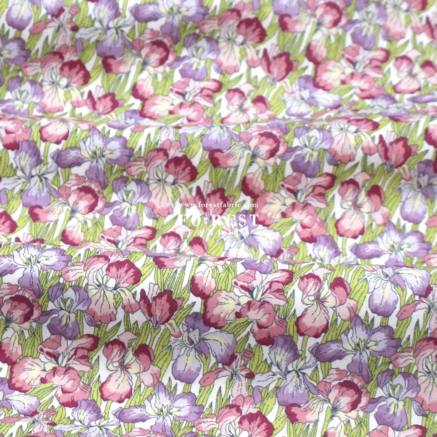 Quilting Liberty - Iris Muriel A - FO:REST Fabric 布恩堂Liberty fabrictana lawnjapanese fabricykk zipper