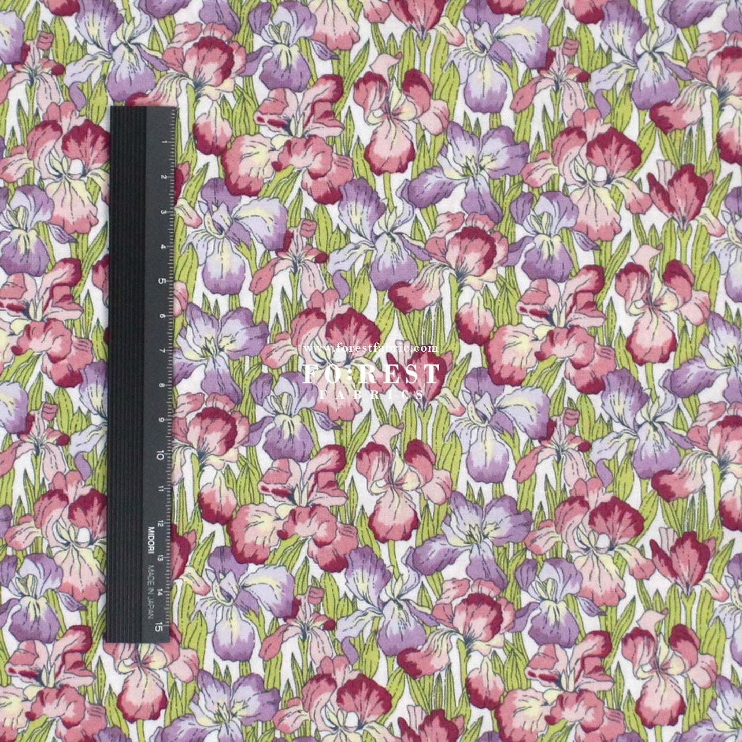 Quilting Liberty - Iris Muriel A - FO:REST Fabric 布恩堂Liberty fabrictana lawnjapanese fabricykk zipper