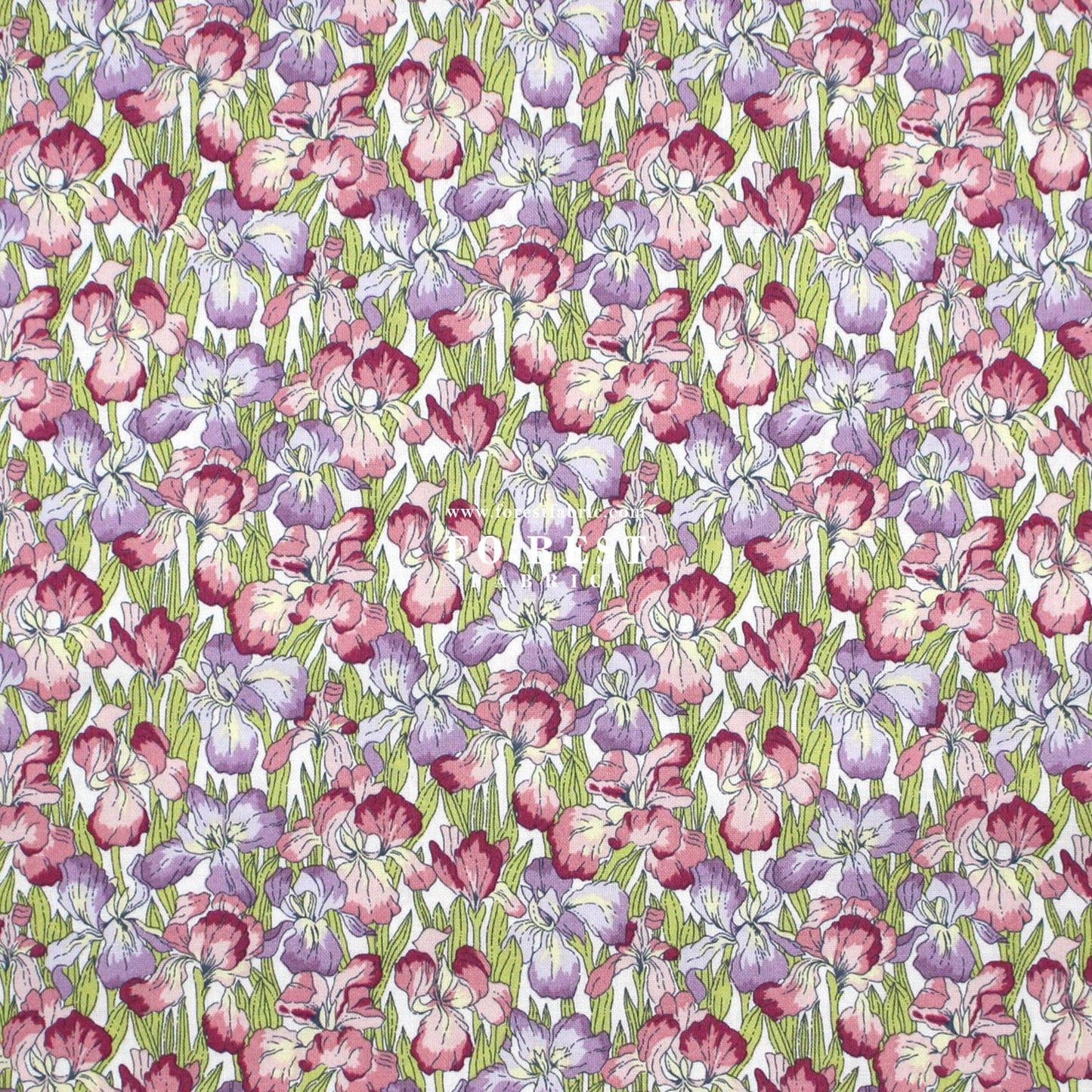 Quilting Liberty - Iris Muriel A - FO:REST Fabric 布恩堂Liberty fabrictana lawnjapanese fabricykk zipper