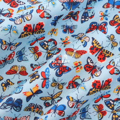 Quilting Liberty - Kaleidoscope sky A - FO:REST Fabric 布恩堂Liberty fabrictana lawnjapanese fabricykk zipper