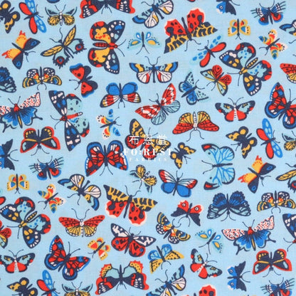 Quilting Liberty - Kaleidoscope sky A - FO:REST Fabric 布恩堂Liberty fabrictana lawnjapanese fabricykk zipper