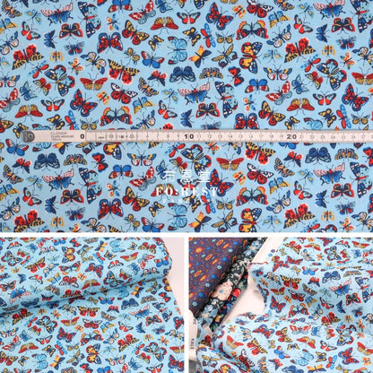Quilting Liberty - Kaleidoscope sky A - FO:REST Fabric 布恩堂Liberty fabrictana lawnjapanese fabricykk zipper