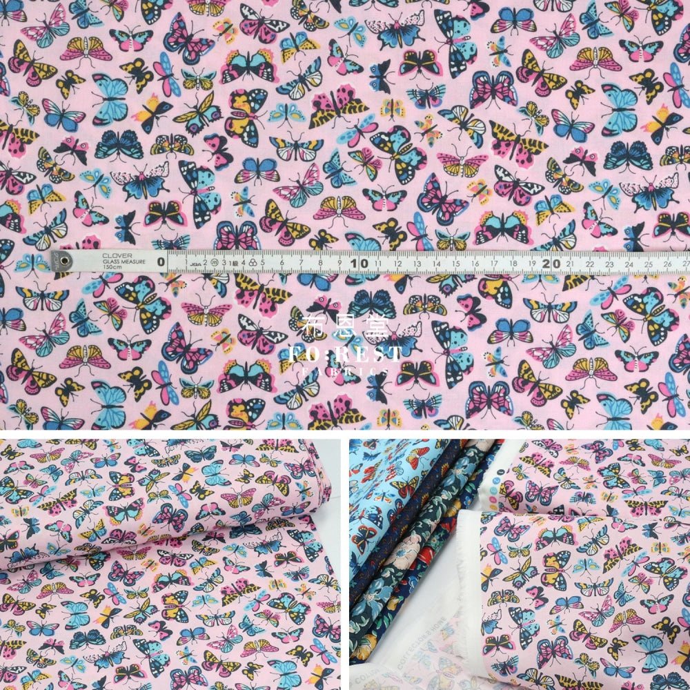 Quilting Liberty - Kaleidoscope sky C - FO:REST Fabric 布恩堂Liberty fabrictana lawnjapanese fabricykk zipper