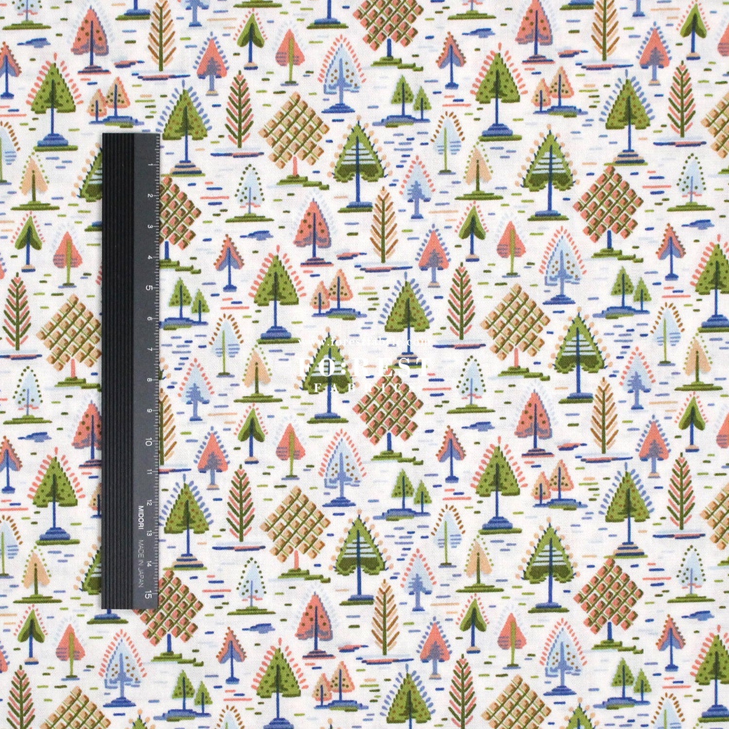 Quilting Liberty - Liberty Tree of Life Blue 1 fabric - FO:REST Fabric 布恩堂Liberty fabrictana lawnjapanese fabricykk zipper