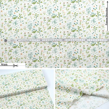 Quilting Liberty - Liberty Tree of Life Green 1 fabric - FO:REST Fabric 布恩堂Liberty fabrictana lawnjapanese fabricykk zipper