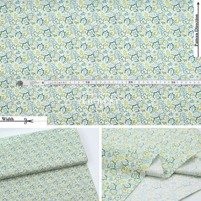 Quilting Liberty - Liberty Tree of Life Green 1 fabric - FO:REST Fabric 布恩堂Liberty fabrictana lawnjapanese fabricykk zipper