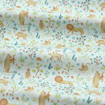 Quilting Liberty - Liberty Tree of Life Green 1 fabric - FO:REST Fabric 布恩堂Liberty fabrictana lawnjapanese fabricykk zipper