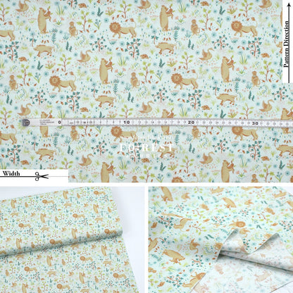 Quilting Liberty - Liberty Tree of Life Green 1 fabric - FO:REST Fabric 布恩堂Liberty fabrictana lawnjapanese fabricykk zipper