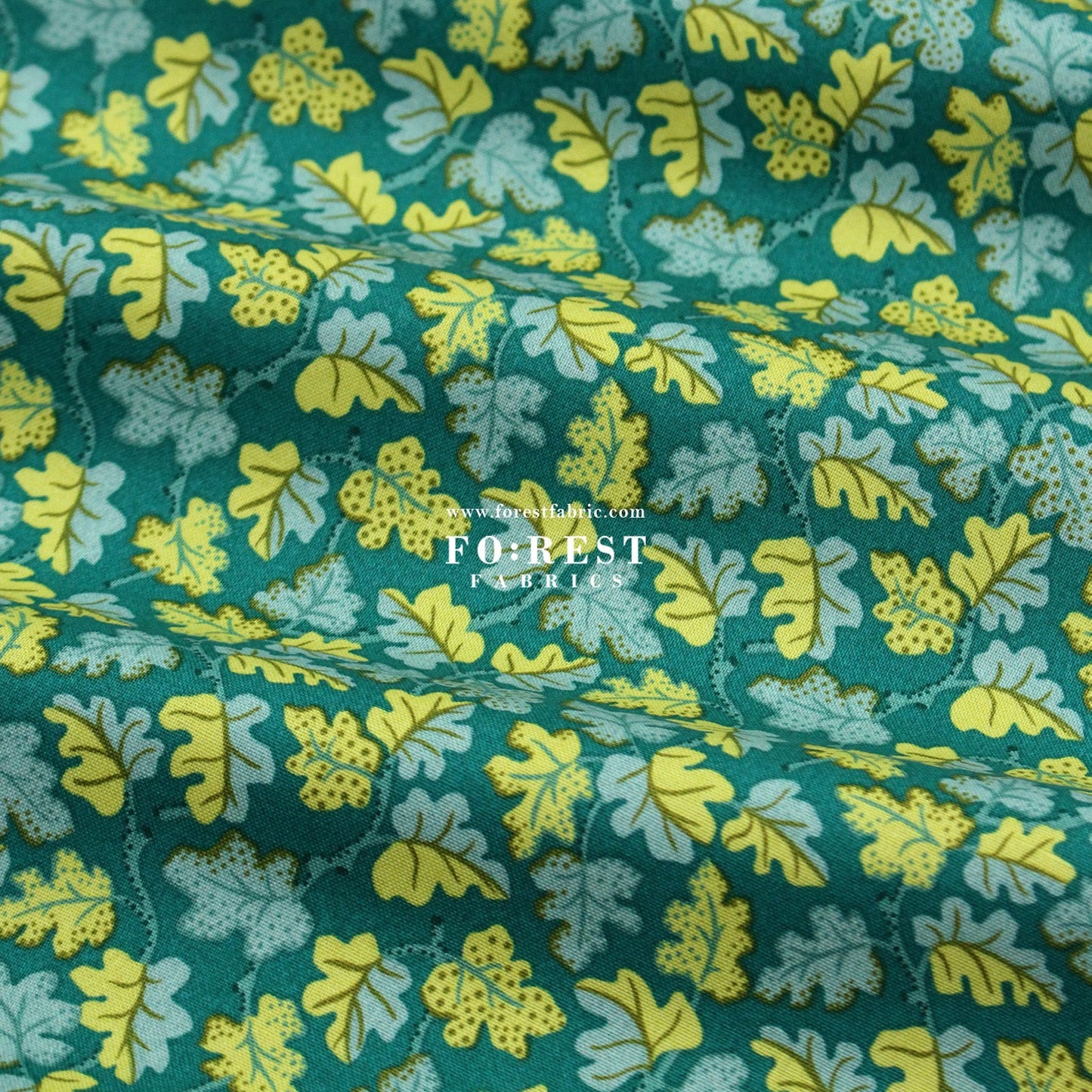 Quilting Liberty - Liberty Tree of Life Green 2 fabric - FO:REST Fabric 布恩堂Liberty fabrictana lawnjapanese fabricykk zipper