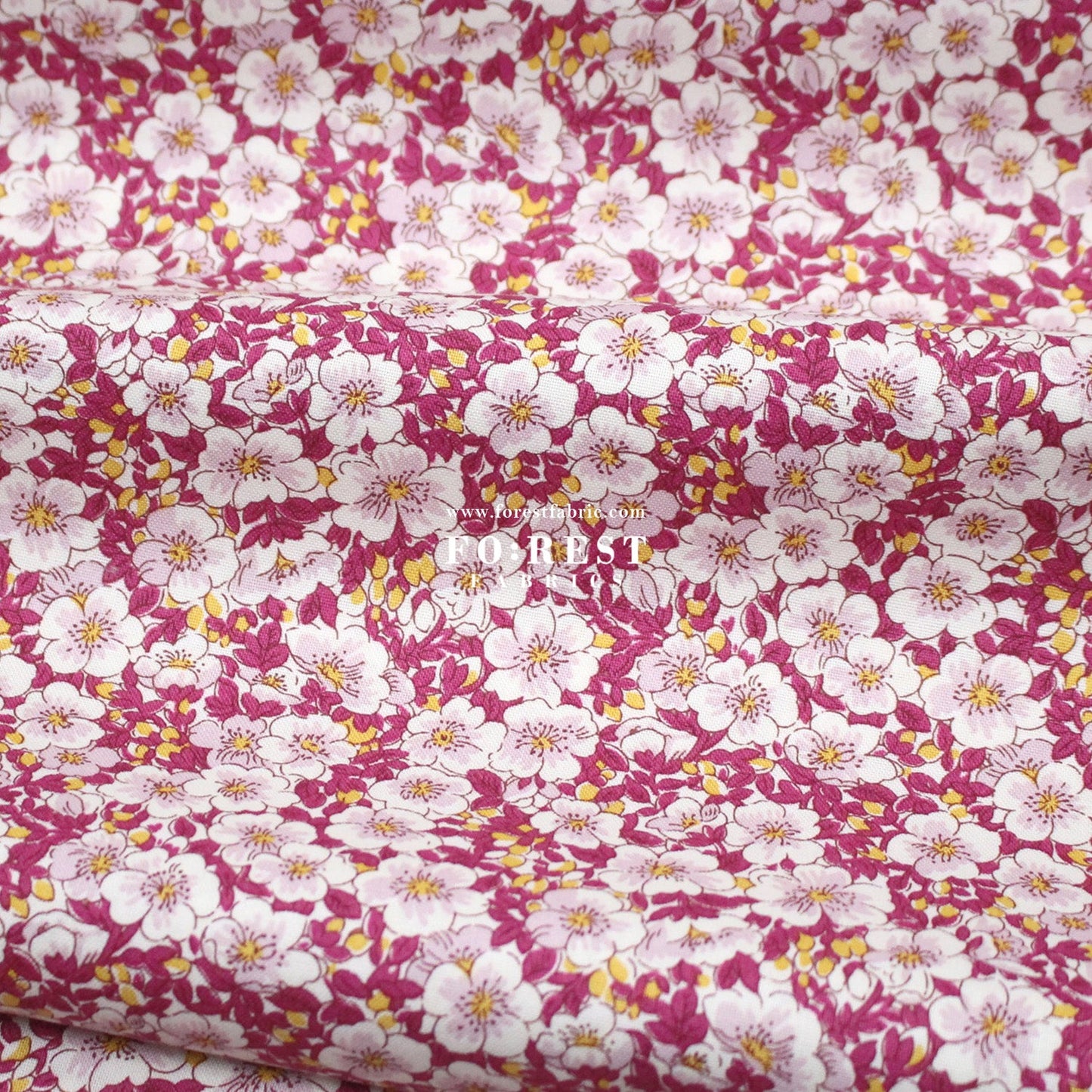 Quilting Liberty - Liberty Tree of Life Orange 1 fabric - FO:REST Fabric 布恩堂Liberty fabrictana lawnjapanese fabricykk zipper